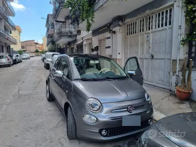 Usata Fiat 500 75 CV (55 kW) 2009 Grigio Cabrio