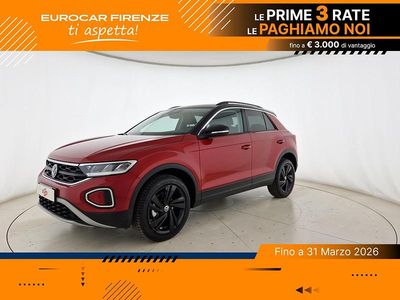 Usata VW T-Roc Sportline 116 CV (85 kW) 2025 Kings red metallizzato nero SUV