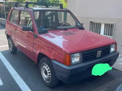 Usata Fiat Panda Young 39 CV (28 kW) 2000 Rosso Utilitaria