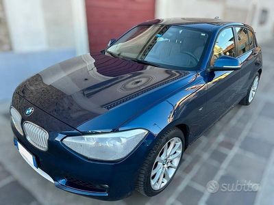 Usata BMW 118 Urban Line 143 CV (105 kW) 2012 Blu Utilitaria