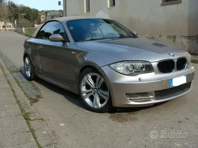 Usata BMW 120 Cabriolet 177 CV (130 kW) 2008 Marrone Cabrio