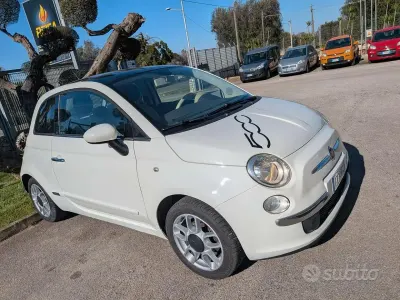 Usata Fiat 500 Lounge 69 CV (50 kW) 2008 Bianco Berlina
