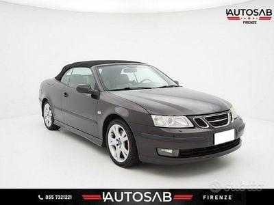 Usata Saab 9-3 Cabriolet Aero 210 CV (154 kW) 2005 Nero Cabrio