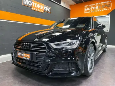 Usata Audi A3 S-Line 116 CV (85 kW) 2019 Nero Berlina