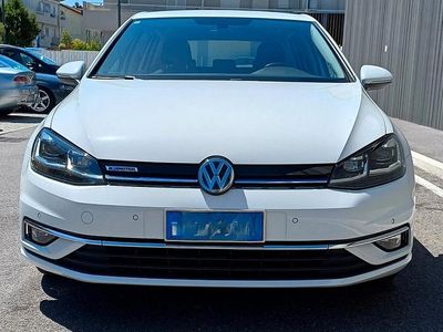 Usata VW Golf VII 110 CV (80 kW) 2018 Bianco Berlina