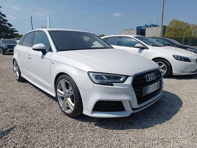 Usata Audi A3 S-Line 115 CV (84 kW) 2019 Bianco Berlina