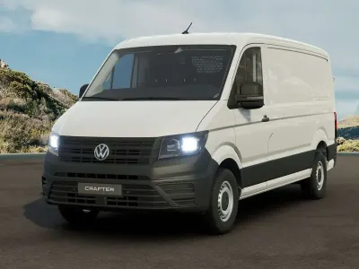 Usata VW Crafter Business 140 CV (102 kW) 2024 Bianco candy Furgone