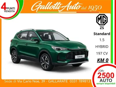 Nuova MG ZS 197 CV (144 kW) 2026 British green SUV