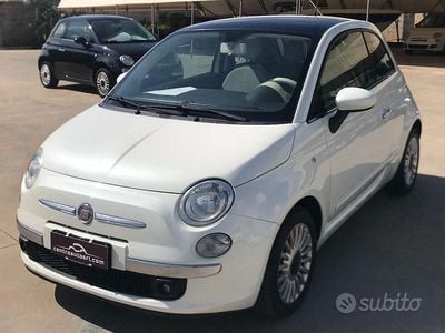 Usata Fiat 500 Lounge 95 CV (69 kW) 2012 Bianco Utilitaria
