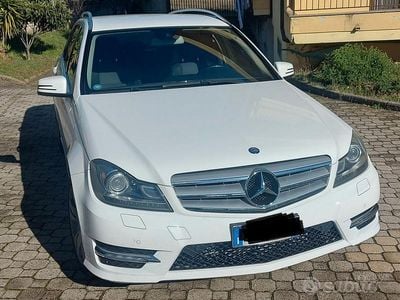 Usata Mercedes C220 170 CV (125 kW) 2013 Bianco Station wagon
