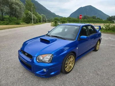Usata Subaru Impreza Sport 224 CV (164 kW) 2004 Wr 02 blu mica Berlina