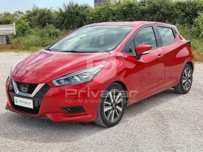 Second-hand Nissan Micra Acenta 90 CP (66 kW) 2019 Roșu Hatchback