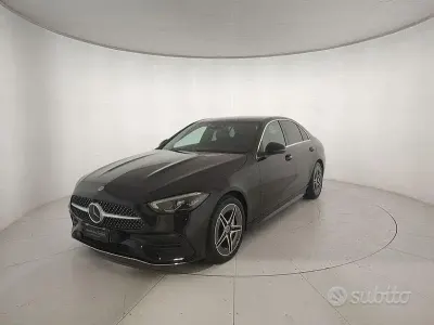 Usata Mercedes C220 AMG line 197 CV (144 kW) 2025 Nero Berlina