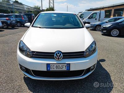 Usata VW Golf VI Highline 122 CV (89 kW) 2010 Bianco Utilitaria