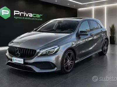 Usata Mercedes A180 Premium 109 CV (80 kW) 2017 Grigio Utilitaria