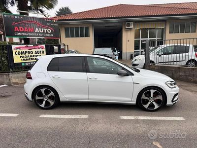 Usata VW Golf VII R-line 150 CV (110 kW) 2018 Bianco Berlina