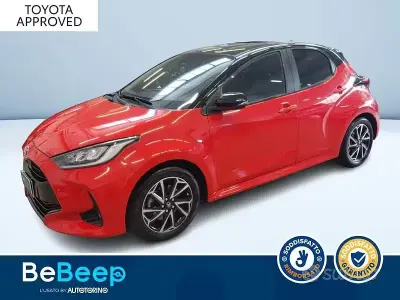 Usata Toyota Yaris Hybrid Style 115 CV (84 kW) 2022 Rosso Berlina