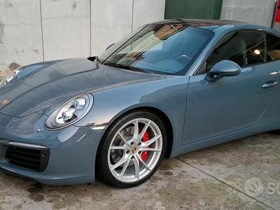 Usata Porsche 991 420 CV (308 kW) 2016 Blu/azzurro Coupé