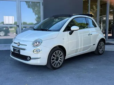 Usata Fiat 500C Lounge 69 CV (50 kW) 2016 Bianco Cabrio