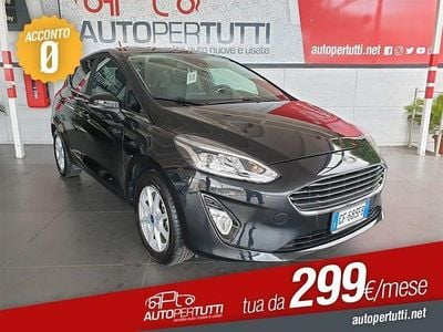 Usata Ford Fiesta Titanium 75 CV (55 kW) 2021 Nero Utilitaria
