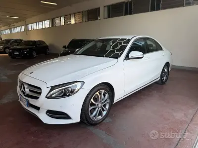 Usata Mercedes C220 Premium 170 CV (125 kW) 2014 Bianco Berlina