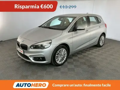 Usata BMW 218 Active Tourer Luxury Line 136 CV (100 kW) 2016 Argento Monovolume