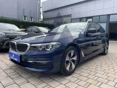 Usata BMW 520 190 CV (139 kW) 2020 Blu/azzurro Station wagon