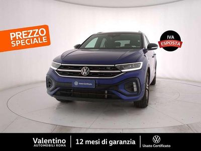 Usata VW T-Roc R-line 116 CV (85 kW) 2024 Blu/azzurro SUV