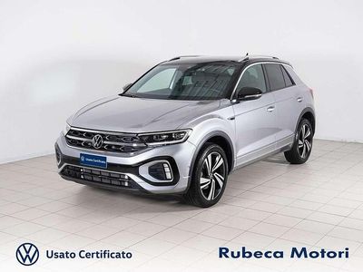 Usata VW T-Roc R-line 110 CV (80 kW) 2022 Argento SUV