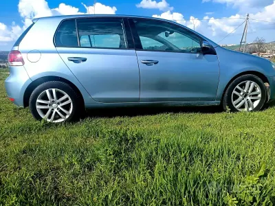 Begagnad VW Golf VI 110 HK (80 kW) 2009 Blå Halvkombi