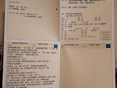 Usata VW Golf III 1999 Grigio Berlina