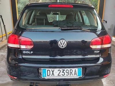 Usata VW Golf VI 110 CV (80 kW) 2009 Nero Utilitaria