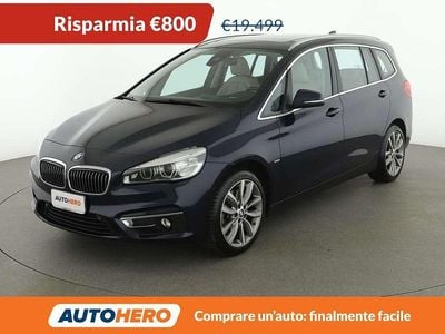 Usata BMW 220 Gran Tourer Luxury Line 190 CV (139 kW) 2017 Blu/azzurro Monovolume