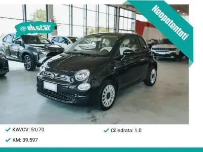 Usata Fiat 500 69 CV (50 kW) 2020 Nero Utilitaria
