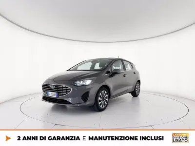 Begagnad Ford Fiesta Titanium 125 HK (91 kW) 2022 Grå Halvkombi