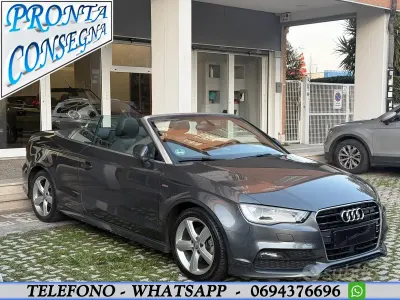 Usata Audi A3 Cabriolet S-Line 150 CV (110 kW) 2015 Grigio Cabrio