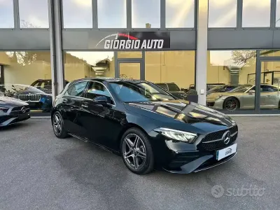 Usata Mercedes A180 AMG Line Premium 136 CV (100 kW) 2025 Nero Berlina