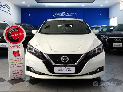 Usata Nissan Leaf 39 kW (54 CV) 2019 Bianco Utilitaria