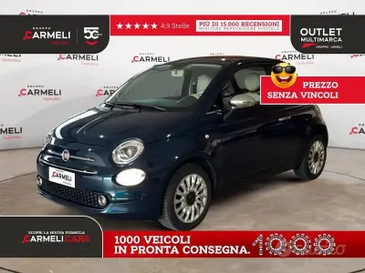 Usata Fiat 500 Lounge 69 CV (50 kW) 2018 Blu Utilitaria