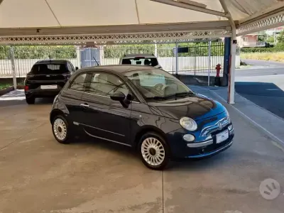 Occasion Fiat 500 Lounge 69 ch (50 kW) 2009 Bleue Cabriolet