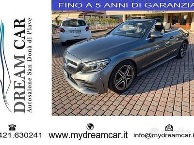 Usata Mercedes C220 Premium 194 CV (142 kW) 2021 Grigio Cabrio