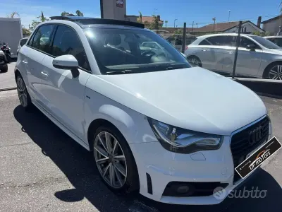Usata Audi A1 S-Line 105 CV (77 kW) 2013 Bianco Utilitaria