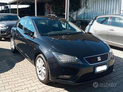 Usata Seat Leon Style 105 CV (77 kW) 2013 Nero Berlina