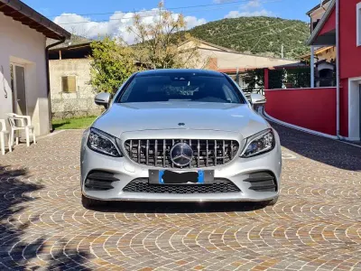 Usata Mercedes C220 Premium Plus 194 CV (142 kW) 2019 Argento Coupé