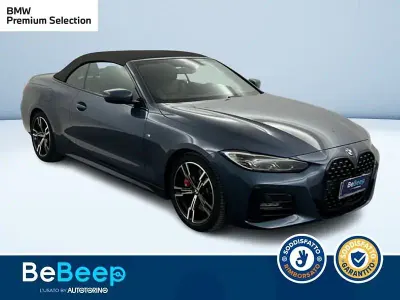 Usata BMW 420 Cabriolet M Sport 190 CV (139 kW) 2022 Blu metallizzato Cabrio