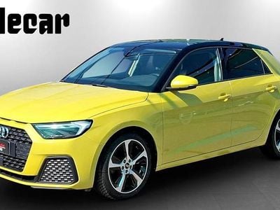 Usata Audi A1 Sportback Admired 110 CV (80 kW) 2021 Giallo pitone metallizzato nero mito met Utilitaria