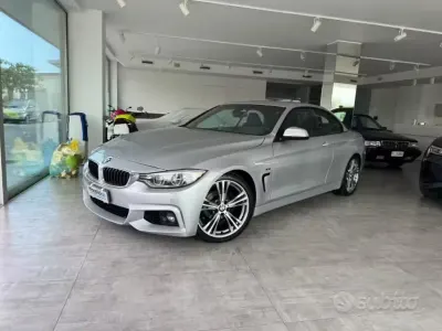 Usata BMW 420 Cabriolet Sport Line 184 CV (135 kW) 2015 Grigio Cabrio