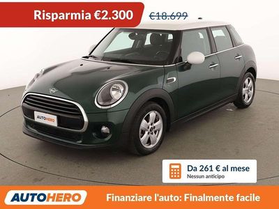 Usata Mini Cooper D 116 CV (85 kW) 2019 Verde Utilitaria