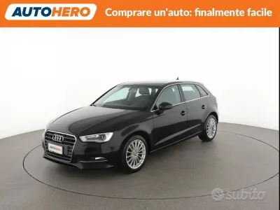 Usata Audi A3 Ambiente 110 CV (80 kW) 2016 Nero Berlina