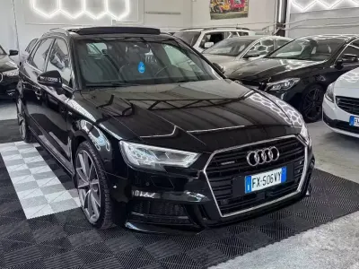 Usata Audi A3 Sport 184 CV (135 kW) 2018 Nero Berlina